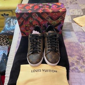 Louis Vuitton tennis shoes!